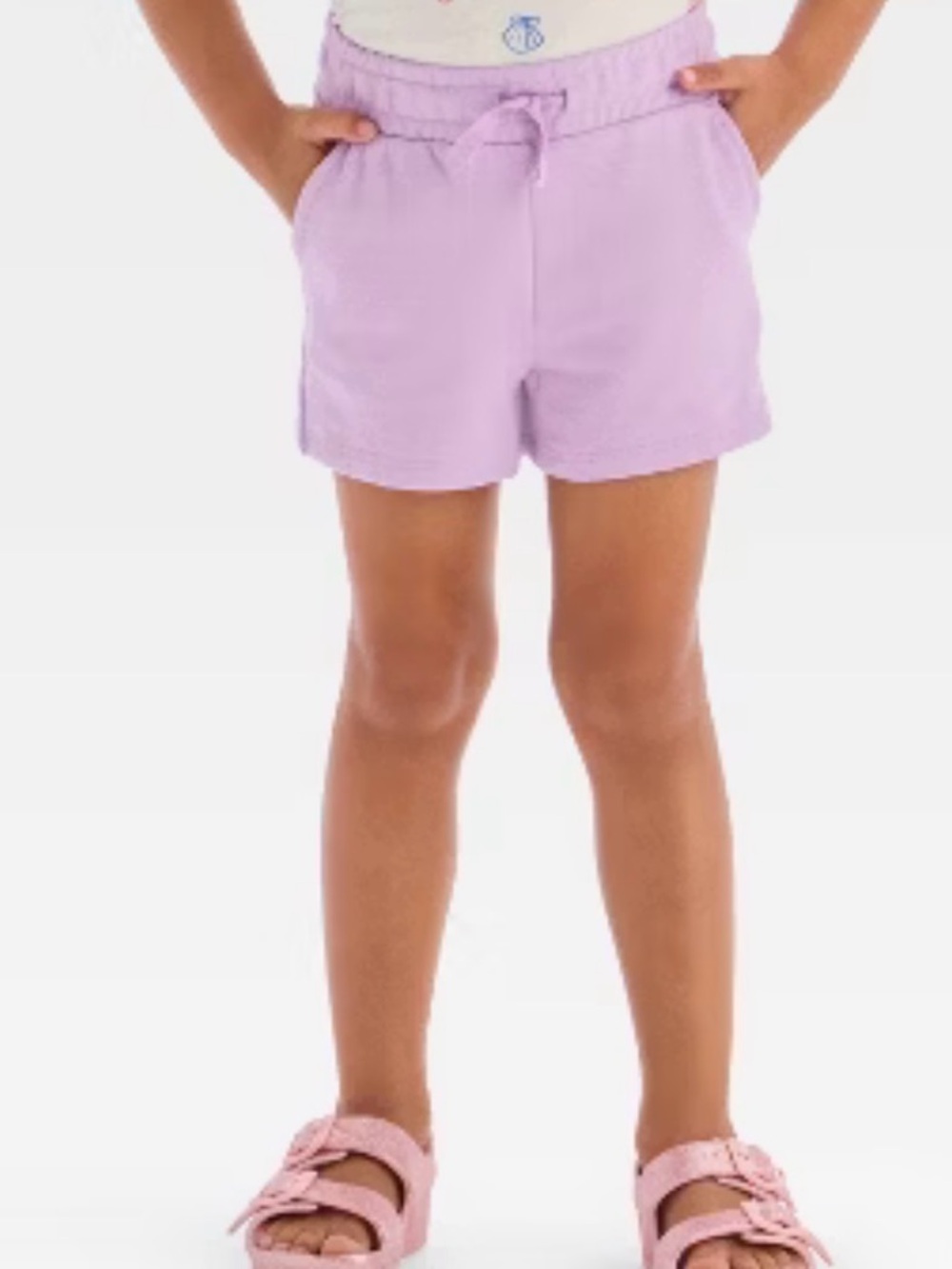 Cat & Jack Lilac Pull-On Knit Shorts